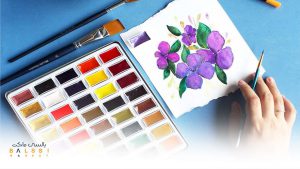 نقاشی گل با آبرنگ | بالسی مارکت