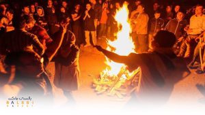 رقص و آواز در کنار آتش در جشن چهارشنبه سوری | بالسی مارکت