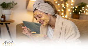 استفاده از ماسک صورت خانگی برای جوش و لک | بالسی مارکت