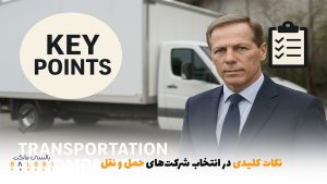 نکات کلیدی در انتخاب شرکت‌های حمل و نقل | بالسی مارکت