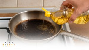 استفاده از روغن نامناسب دلیل سیاه شدن قابلمه | بالسی مارکت