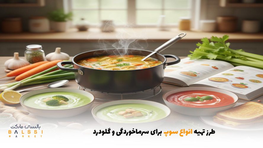 طرز تهیه انواع سوپ برای سرماخوردگی و گلودرد | بالسی مارکت