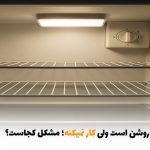 چراغ یخچال روشن است ولی کار نمیکنه؛ مشکل کجاست؟ | بالسی مارکت