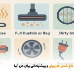 ۷ علت داغ شدن جاروبرقی و پیشنهاداتی برای حل آنها | بالسی مارکت