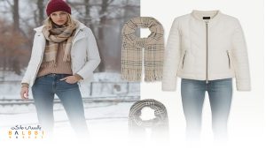 کاپشن سفید با چی استایل میشه؟ | بالسی مارکت